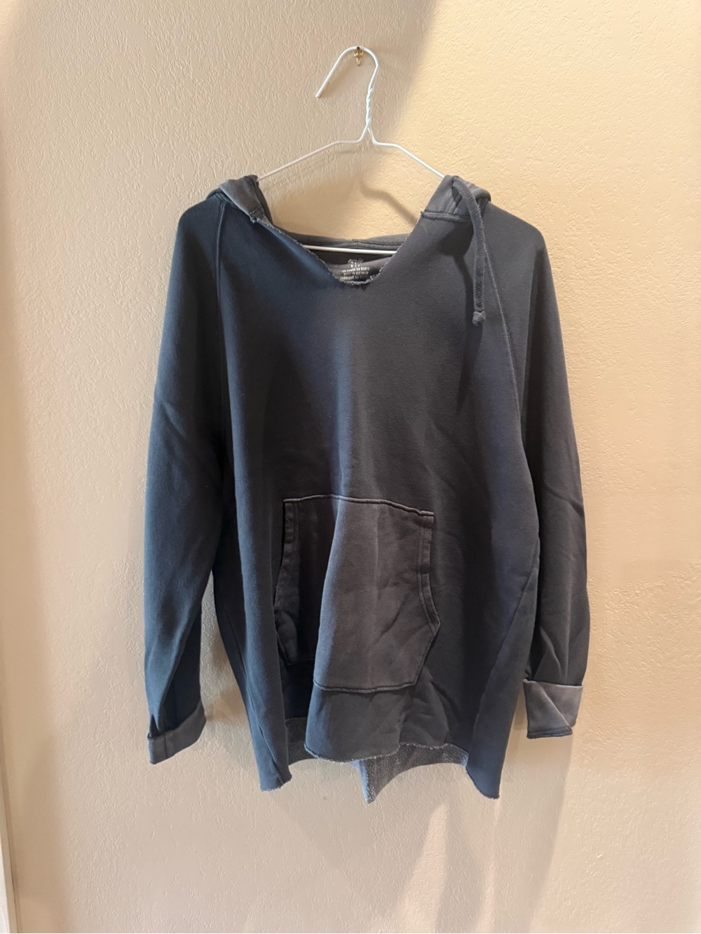 aerie women's Hooded Pullover - Charcoal grey